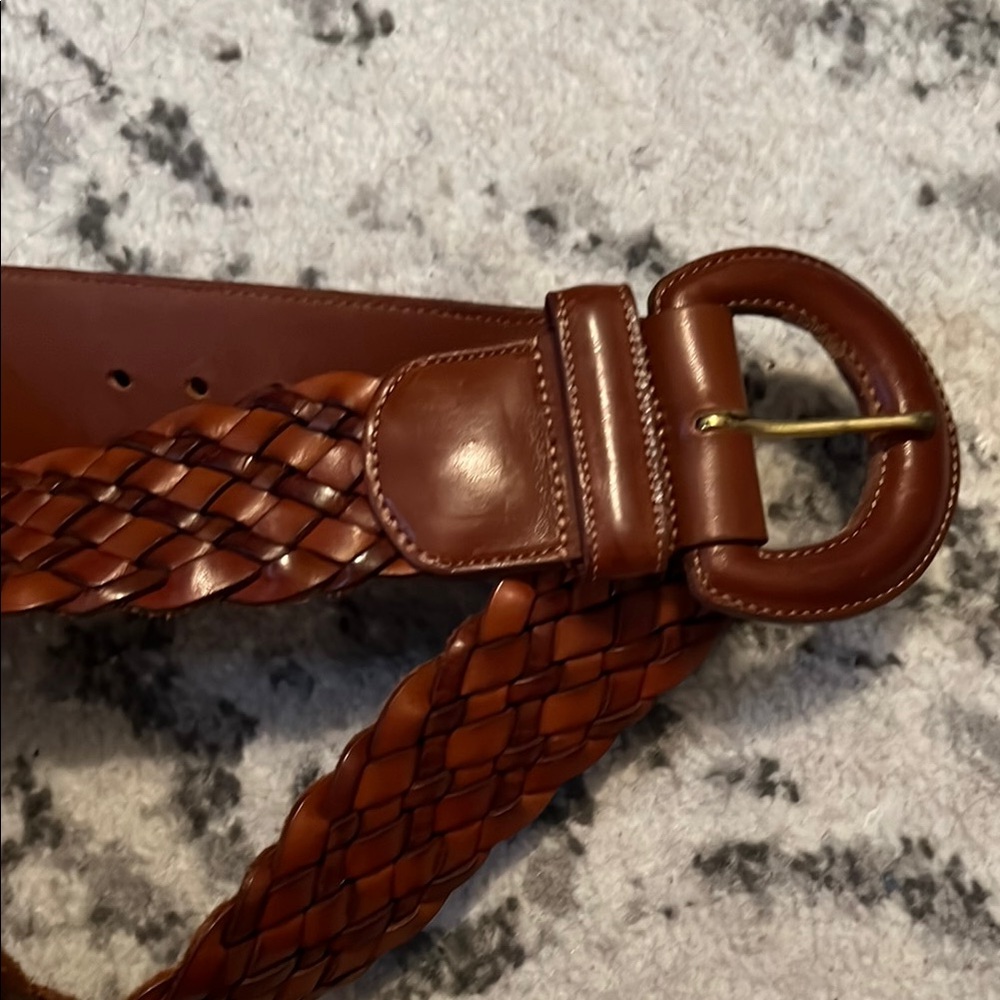 Vintage COACH leather belt brown British Tan